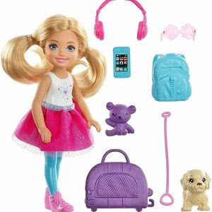 Barbie Dreamhouse Adventures Travel Playset with Chelsea Doll 2020,Mattel #FWV20